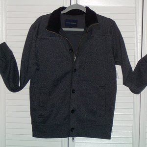 Banana Republic Men's Med Knit Black/Grey Sweater